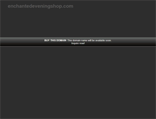 Tablet Screenshot of enchantedeveningshop.com
